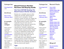 Tablet Screenshot of bloodpressure-monitor-reviews.net